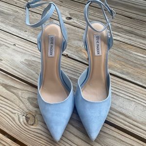 Steve Madden Blue Heels